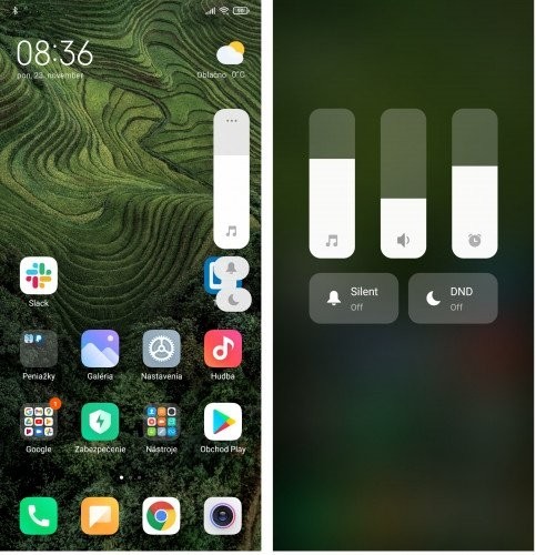 MIUI 12 приносит новое меню питания и центр управления громкостью
